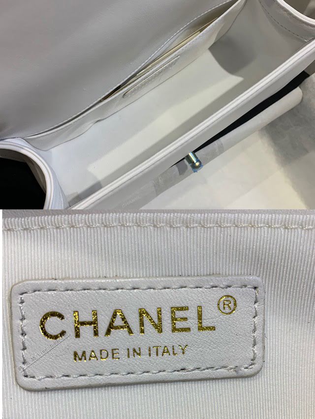 Chanel女包 67086# Chanel2020年新款羊皮包 手提金屬LoGo Chanel鏈條單肩斜挎中號包  djc3991
